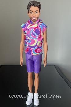 Mattel - Barbie - Fashionistas #227 - Barbie 65 - Totally Hair Ken - Slender Ken - Poupée